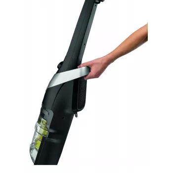 Rowenta RH8155WA steelstofzuiger/elektrische bezem AC droog cycloon zakloos 0,9 L 750 W zwart, zilver, geel
