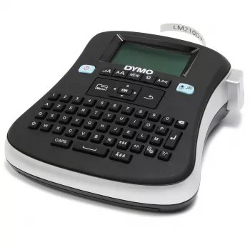 DYMO LabelManager ® ™ 210D - AZERTY, D1, Thermotransfer, 180 x 180 DPI, 12 mm/s, Zwart, Zilver
