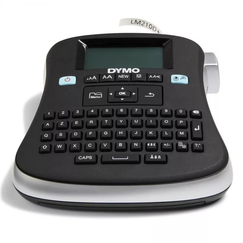 DYMO LabelManager ® ™ 210D - AZERTY, D1, Thermotransfer, 180 x 180 DPI, 12 mm/s, Zwart, Zilver