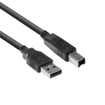 USB-kabel ACT USB 2.0 A-stekker - USB B-stekker 0,50 m
