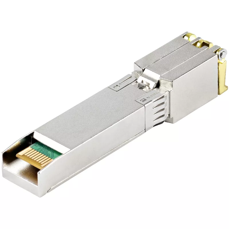 StarTech.com MSA-conforme SFP+-transceivermodule - 10GBASE-T ~ MSA niet-gecodeerde SFP+-module - 10GBASE-T - SFP naar RJ45 Cat6/Cat5e - 10GE Gigabit Ethernet SFP+ - RJ-45 30 m