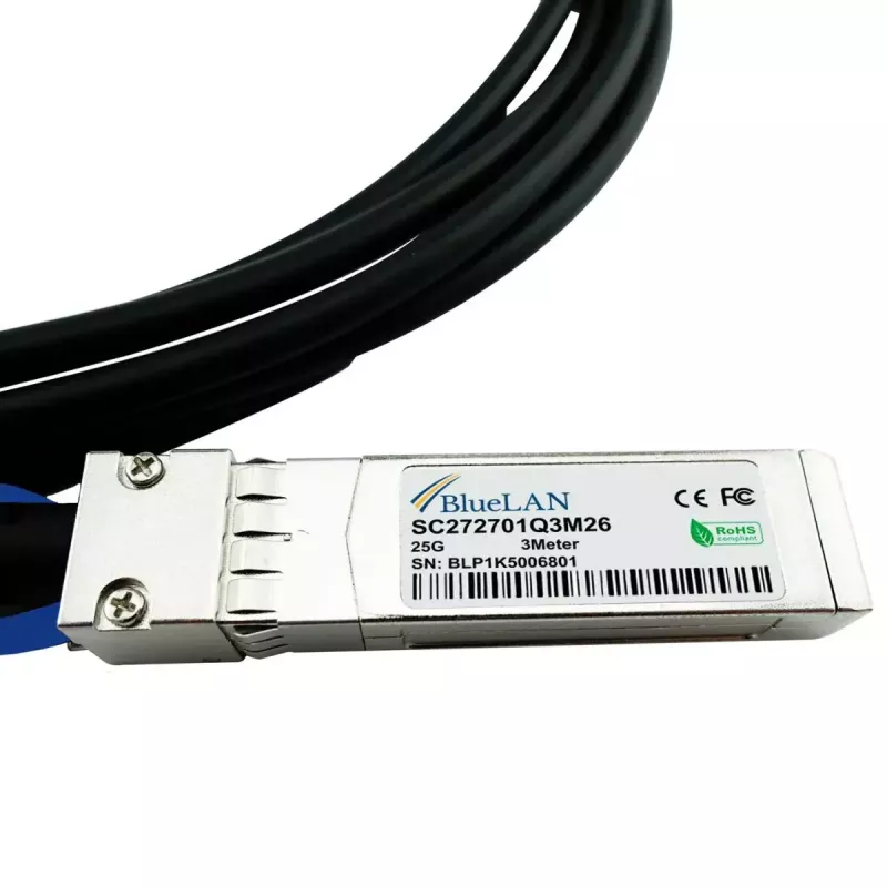 SFP28 DAC-kabel BlueOptics SFP28-DAC-2M-QL 2m stekker/stekker