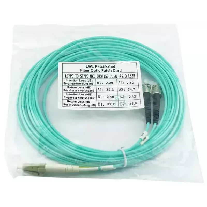 Glasvezelkabel BlueOptics SFP3133EU20MK 20 m LC ST OM3