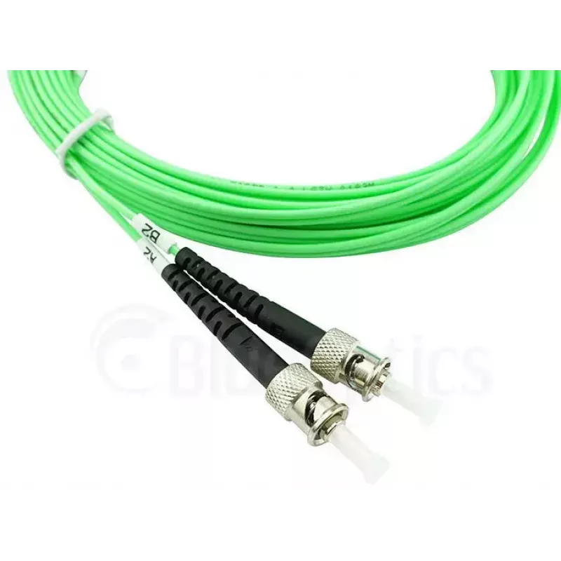 Glasvezelkabel BlueOptics SFP3133GU10MK LC ST OM5 10 m limoen