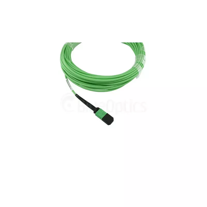 Glasvezelkabel BlueOptics SFP5141GU10MKB MPO 4x LC OM5 10 m limoen