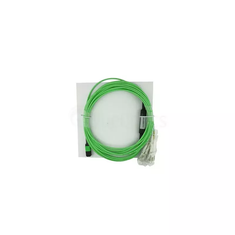 Glasvezelkabel BlueOptics SFP5141GU2MKB MPO 4x LC OM5 2 m limoen