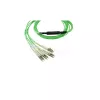 Glasvezelkabel BlueOptics SFP5141GU2MKB MPO 4x LC OM5 2 m limoen
