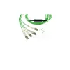 Glasvezelkabel BlueOptics SFP5141GU7.5MKB MPO 4x LC OM5 7,5 m limoen