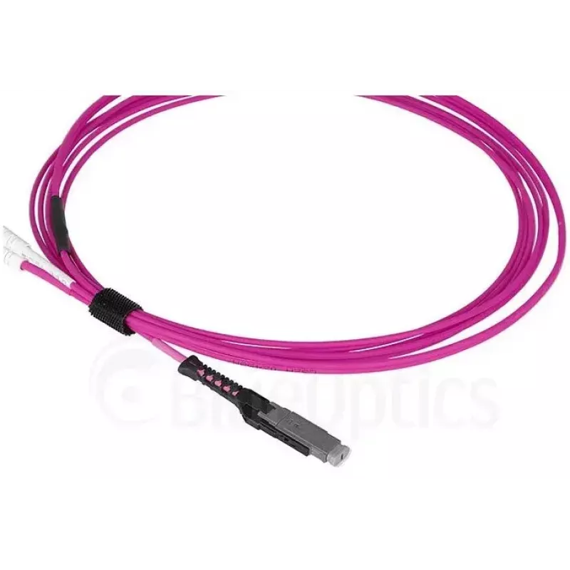 Glasvezelkabel BlueOptics SFP9231FU1MK MDC LC OM4 1 m magenta