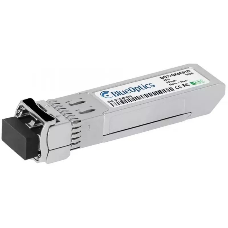 Glasvezel-transceivermodule BlueOptics SFP-SR-LC25-BO SFP28 100m aluminium
