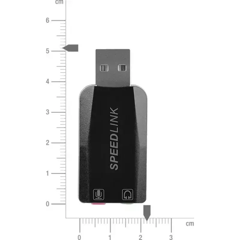 Speedlink VIGO USB-geluidskaart, zwart