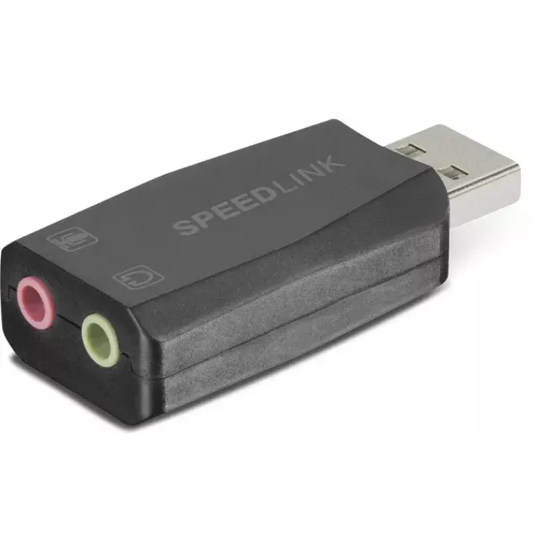Speedlink VIGO USB-geluidskaart, zwart