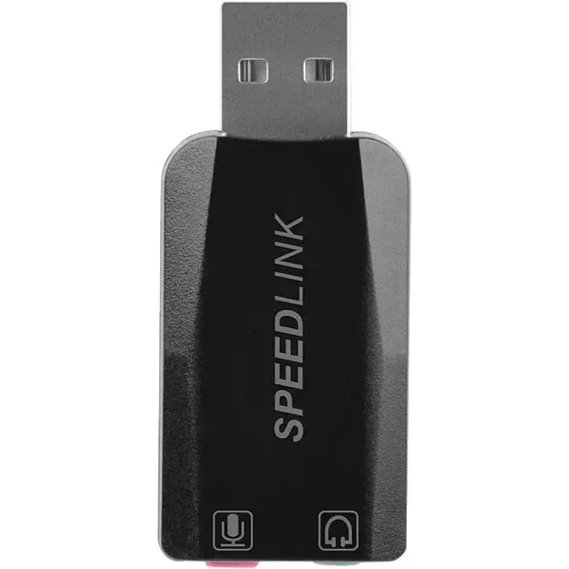 Speedlink VIGO USB-geluidskaart, zwart