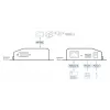 ATEN SN3001P beveiligde apparaatserver met 1 RS-232-poort en PoE, 100 Mbit LAN