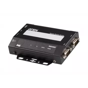 ATEN 2-poorts RS-232/422/485 secure device server met PoE