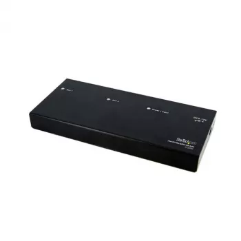StarTech.com 2-poorts DVI videosplitter met audio – DVI, 2x DVI, 1920 x 1200 pixels, zwart, aluminium, 10 m
