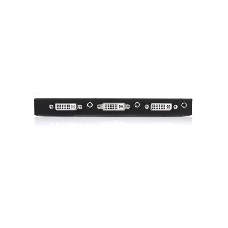 StarTech.com 2-poorts DVI videosplitter met audio – DVI, 2x DVI, 1920 x 1200 pixels, zwart, aluminium, 10 m
