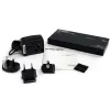 StarTech.com 2-poorts DVI videosplitter met audio – DVI, 2x DVI, 1920 x 1200 pixels, zwart, aluminium, 10 m