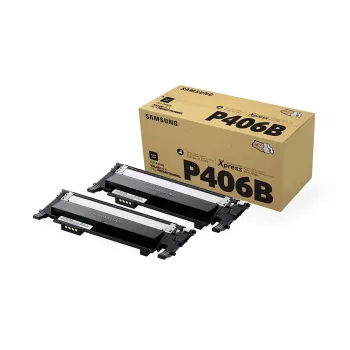 Samsung CLT-P406B tonerpatroon 2 stk. origineel zwart