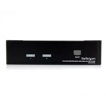 StarTech.com 2-poorts DVI USB KVM-switch met audio en USB 2.0-hub