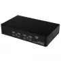 StarTech.com 4-poorts USB DisplayPort KVM-switch met audio, 3840 x 2400 pixels, zwart