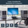 StarTech.com 4-poorts USB DisplayPort KVM-switch met audio, 3840 x 2400 pixels, zwart