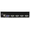StarTech.com 4-poorts 1HE rackmount USB KVM-switch met OSD, 1920 x 1440 pixel, rackmontage, 5,4 W, 1HE, zwart
