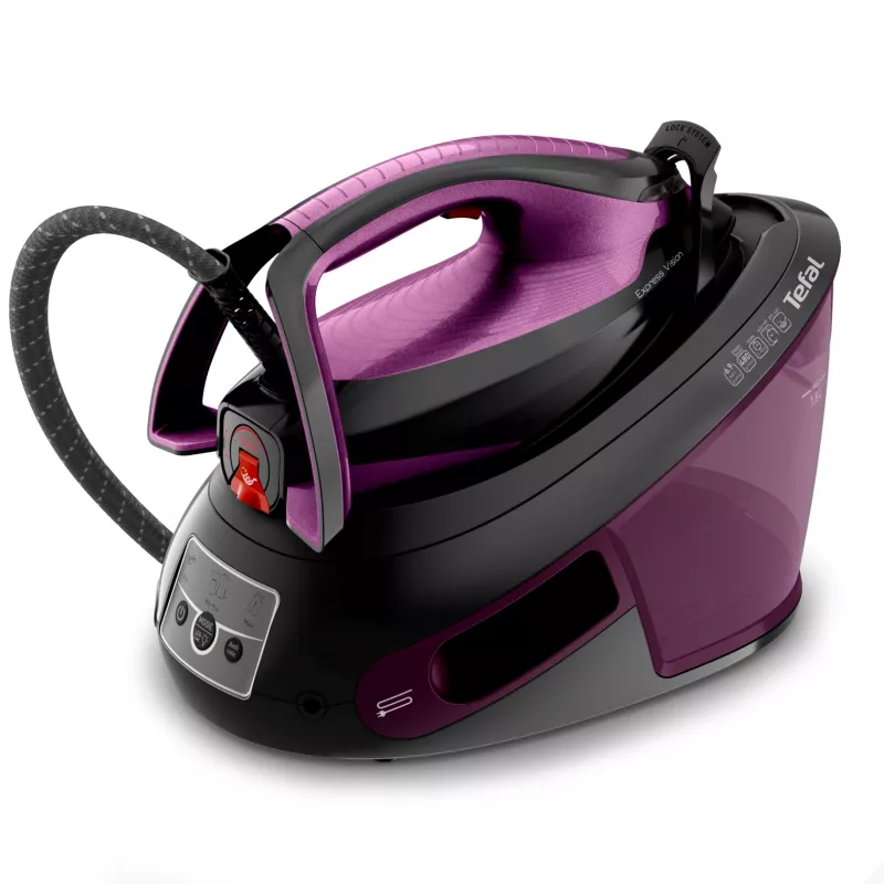 Tefal Express Vision SV8152 2800 W 1,8 l Durilium AirGlide Autoclean-strijkzool violet, zwart
