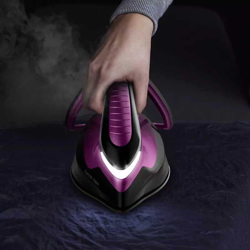 Tefal Express Vision SV8152 2800 W 1,8 l Durilium AirGlide Autoclean-strijkzool violet, zwart