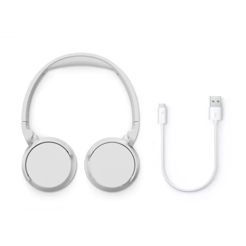 Philips 4000 serie TAH4209WT/00 hoofdtelefoon/headset draadloos on-ear gesprekken/muziek Bluetooth wit
