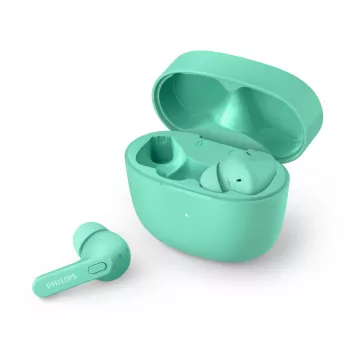Philips 2000 serie TAT2206GR/00 Hoofdtelefoon/Headset True Wireless Stereo (TWS) In-ear Telefonie/Muziek Bluetooth turquoise