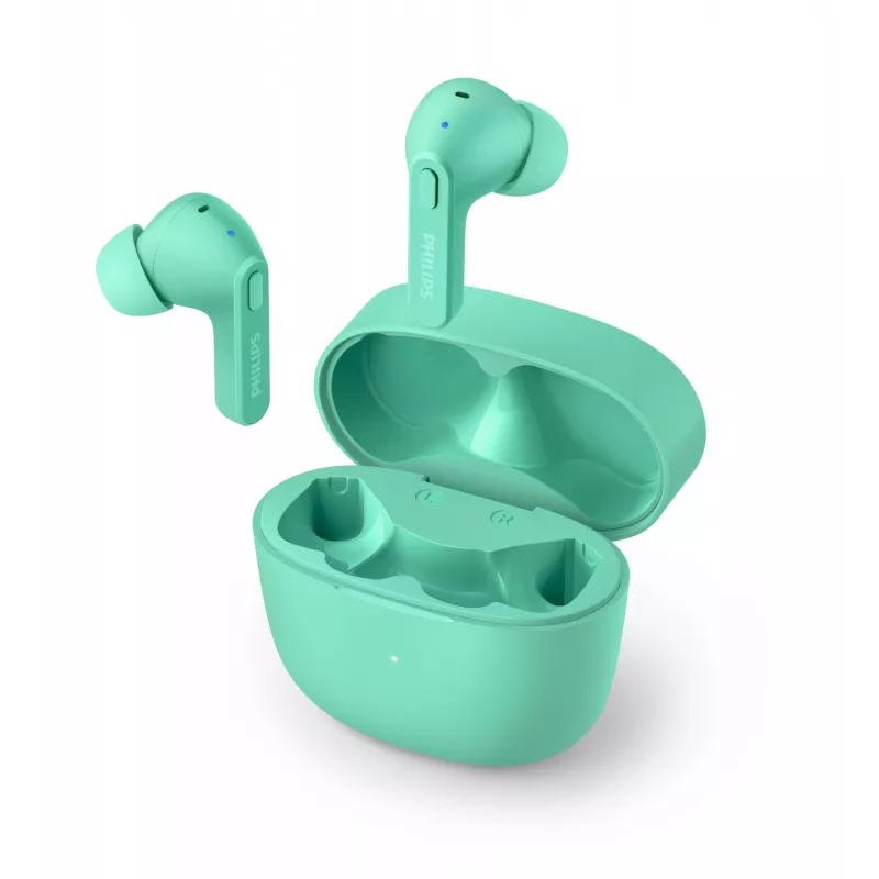 Philips 2000 serie TAT2206GR/00 Hoofdtelefoon/Headset True Wireless Stereo (TWS) In-ear Telefonie/Muziek Bluetooth turquoise