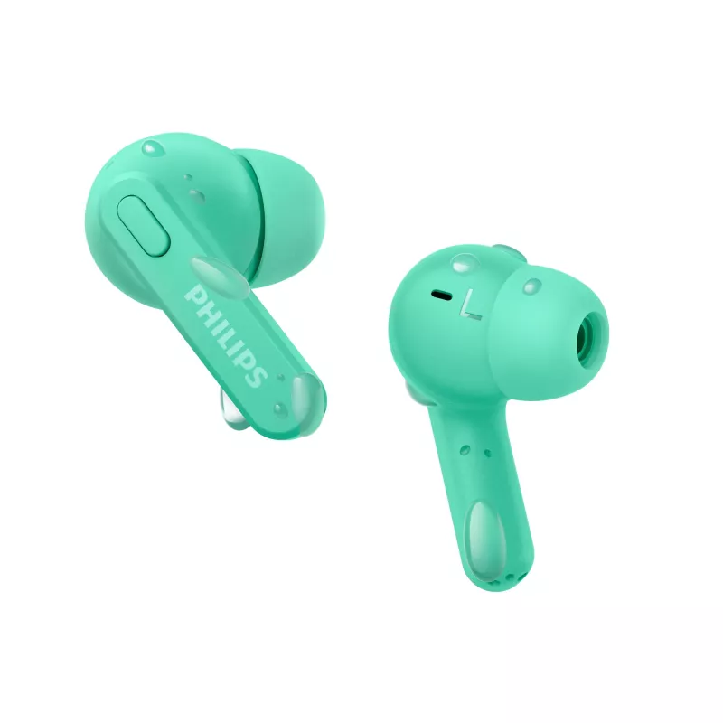 Philips 2000 serie TAT2206GR/00 Hoofdtelefoon/Headset True Wireless Stereo (TWS) In-ear Telefonie/Muziek Bluetooth turquoise