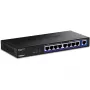 TRENDnet TEG-S591 unmanaged 8-poorts 2,5G Ethernet-switch, 100/1000/2500, 60 Gbit/s, MAC-tabel 4000, wandmonteerbaar