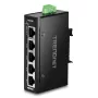 Netwerkswitch TRENDnet TI-ELC50 unmanaged 5-poorts Fast Ethernet (10/100), 9,6–60 V, wand-/DIN-railmontage