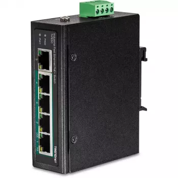 Unmanaged switch Trendnet TI-PE50 Power over Ethernet zwart