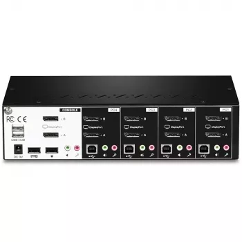 KVM-switch Trendnet TK-440DP zwart zilver