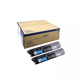 Tonercartridge Brother TN-329CTWIN cyaan, origineel, 2-pack, 12.000 pagina's bereik