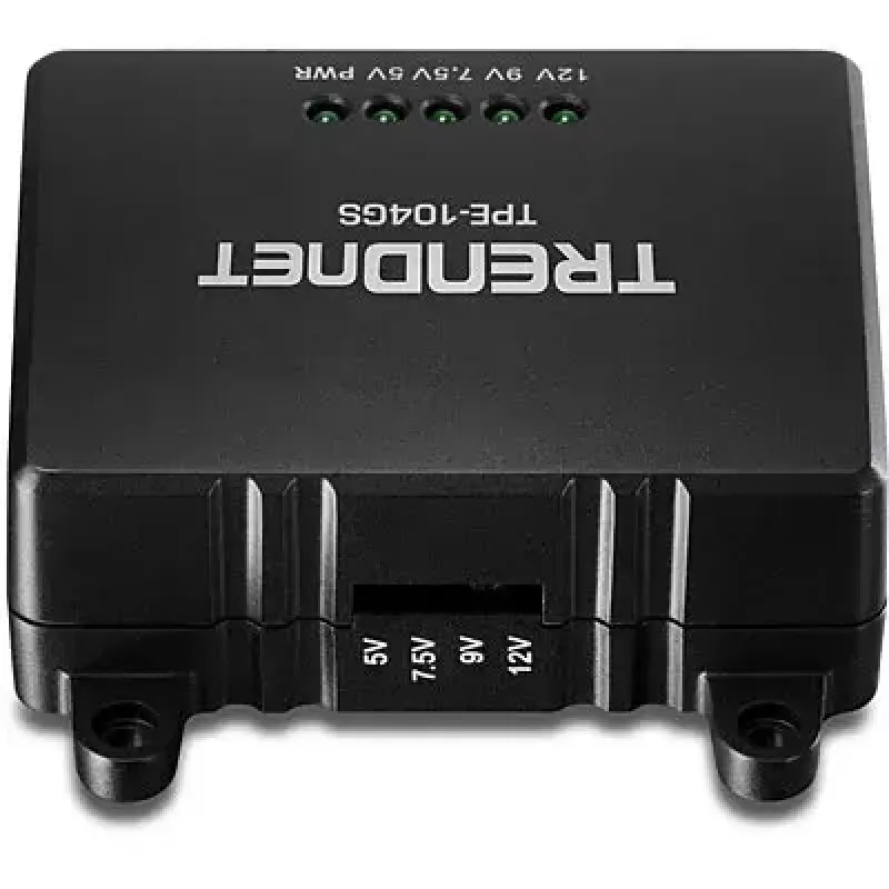 Netwerksplitter Trendnet TPE-104GS zwart Power over Ethernet PoE