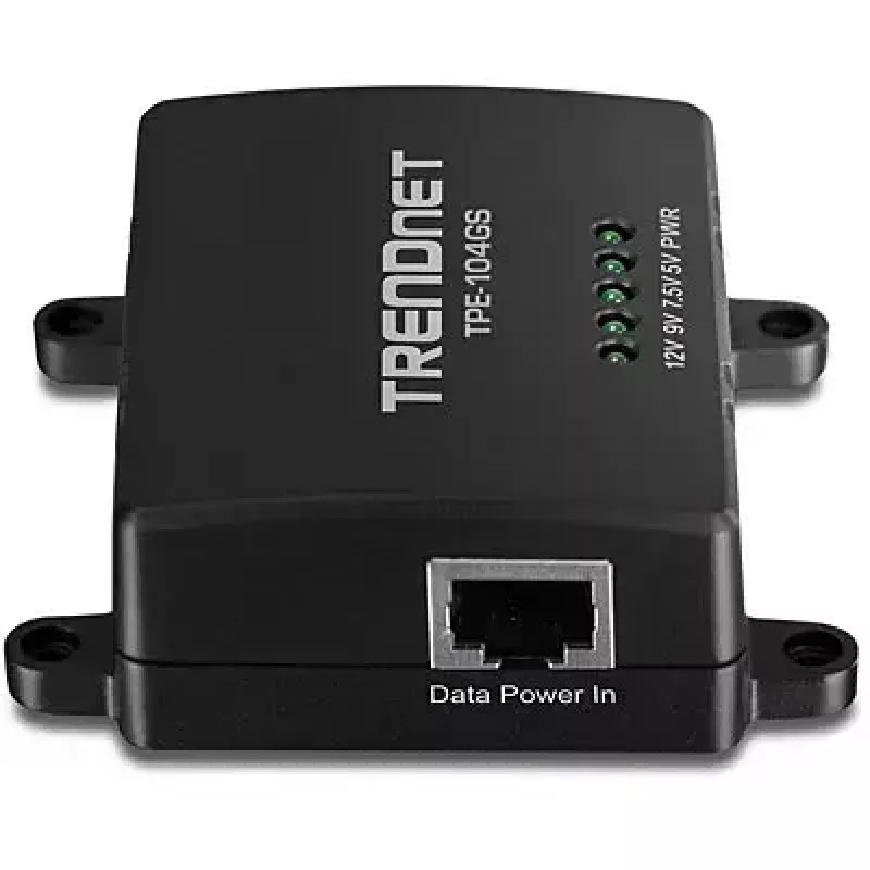 Netwerksplitter Trendnet TPE-104GS zwart Power over Ethernet PoE