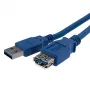 StarTech.com 1m blauwe SuperSpeed USB 3.0-verlengkabel A naar A - M/F