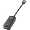 HP USB-C naar RJ45 adapter, USB Type-C, RJ-45, stekker, zwart, zakelijk, Windows 10, Windows 7, Windows 8, Windows 8.1