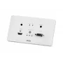 ATEN HDMI & VGA HDBaseT-zender met EU-wandplaat / PoH (4K@100m) (HDBaseT Class A)