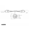 HDMI-kabel ATEN VE7834A 60 m Type-A Type-D 18 Gbit/s zwart