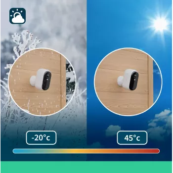 IP-beveiligingscamera Arlo Essential 2K 2560 x 1440 draadloos binnen- en buiten
