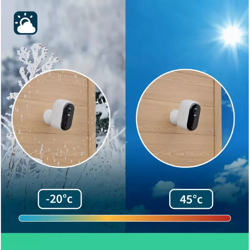 IP-beveiligingscamera Arlo Essential 2K 2560 x 1440 draadloos voor binnen en buiten