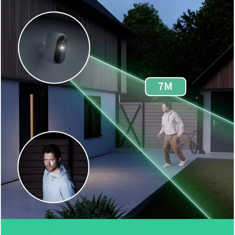IP-beveiligingscamera Arlo Essential 2K 2560 x 1440 draadloos voor binnen en buiten