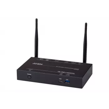 ATEN 4K Wireless Presentation Switch desktop zwart HDMI VGA Wi-Fi 5
