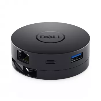 DELL DA300 bedrade USB 3.2 Gen 2 (3.1 Gen 2) Type-C zwart