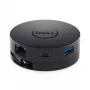 DELL DA300 bedrade USB 3.2 Gen 2 (3.1 Gen 2) Type-C zwart